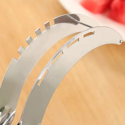 Stainless Steel Watermelon Slicer 3-in-1 Fruit Cutter & Corer