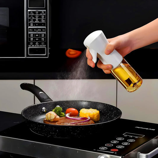 250ml Plastic Oil Spray Bottle for Kitchen Cooking & BBQ