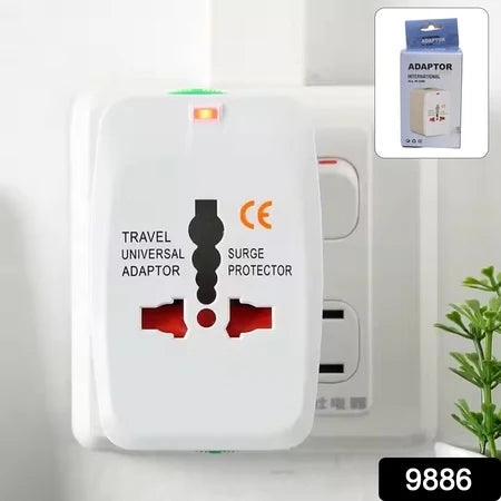 International Universal Adapter with Dual USB Ports