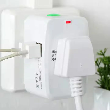International Universal Adapter with Dual USB Ports