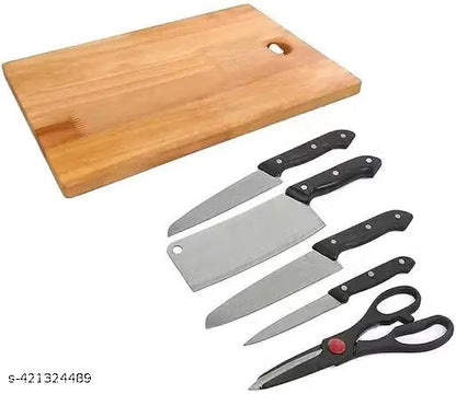shiv knife set with chopping board