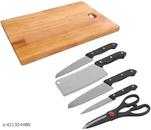 shiv knife set with chopping board