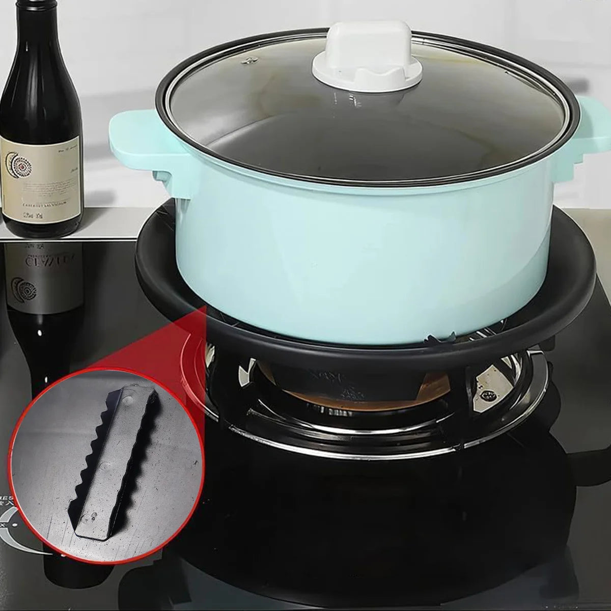 Gas Stove Flame Protector Non-Stick Burner Cover Mat (PACK 2)