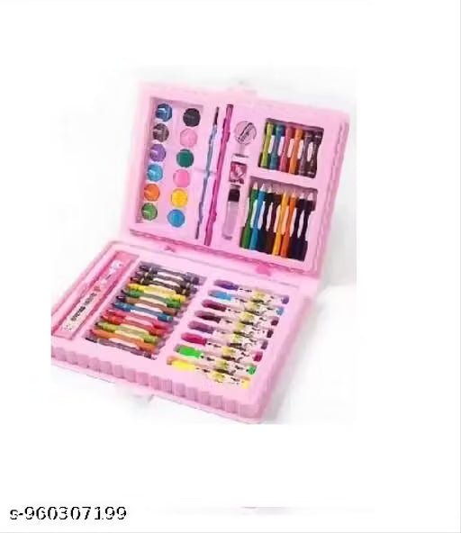 Art And Craft Color Kit (Crayons Water Color Sketch Pens) - 42 Pcs